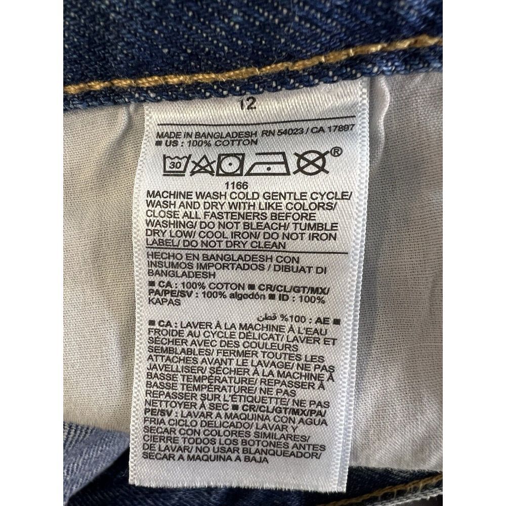 Old Navy Jeans High Rise Tapered Blue‎ Denim Womens Size 12 Y2K - Picture 6 of 9